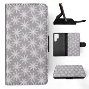FLIP CASE FOR SAMSUNG GALAXY|WINTER SNOW FLAKE PATTERN #5