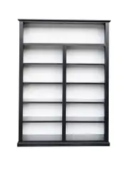 Armand Large Bookcase 210 x 150cm Black