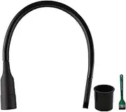 EZ SPARES 25-inch Long Compatible with Univeral Extended Flexible Crevice Tool Attachment for 1-1/4" or 1-3/8"(32mm-35mm) Standard Hose with Removable Brush Head