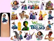 60x ENCANTO Nail Art Decals + Free Gems Disney Mirabel Isabela Bruno Candle Pepa