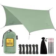 Wise Owl Outfitters Rain Tarp - Lightweight Waterproof Shelter for Camping