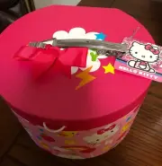 New with tag Hello Kitty Train Case Enchante Accessories 9” x 8 2/5” x 6”