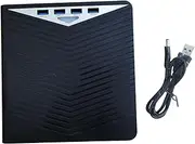 BaotyJie External DVD Burner Recorder Professional Sturdy Multifunctional USB 3.0 Type C Interface Black Portable Writer Duplicator