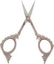 SHINEOFI Durable Stainless Steel Beauty Scissors Compact for Eyebrow Nose Hair and Embroidery Projects