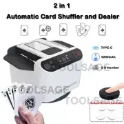 Automatic Card Shuffler and Dealer Machine Touch Control Deal Poker Sorter New