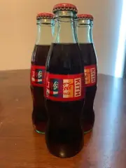 RARE 2016 KITH X COKE (1) 8 OUNCE GLASS COCA COLA BOTTLE FULL