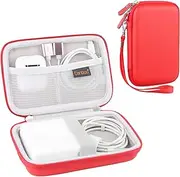 Canboc Carrying Case for MacBook Air Pro Charger MagSafe/MagSafe 2 Power Adapter, iPhone 14/14 Pro Charger, USB Type C Hub, USB Multiport Adapter, Hard Shockproof Bag