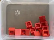 LEGO Parts - Red Slope 30 1 x 1 x 2/3 - No 54200 - QTY 15