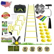 Versatile Speed & Agility Ladder Set with Adjustable Hurdles for All Athletes