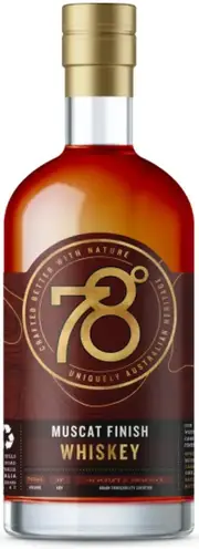 78 Degrees Muscat Finish Australian Whisky 700ml