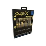 STINGER XI12YM X1 SERIES 2 MALE TO 1 FEMALE Y RCA AUDIO INTERCONNECT NIB