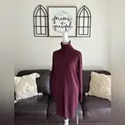 Lululemon Softer Still Sweater Knit Dress Garnet Red Purple NWT Size S Casual