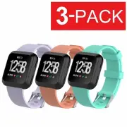 3-PACK Replacement Bracelet Watch Band Strap Fitness For Fitbit Versa
