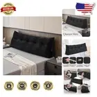 Breathable Triangular Headboard Wedge Pillow for Bed & Sofa - Full Size 54x8x20