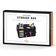 Is Gift 55cm Car Boot/Trunk Storage Bag/Box Compartment Handled Organiser Black