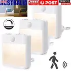 AU Plug LED Motion Sensor Night Light Dusk to Dawn Sensor Hallway Nightlight New
