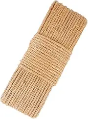 Wear Resistant Cat Tree Rope Cuttable Rope for Scratching Posts Thickness Safe Natural Material for Cat Accessories and Home Supplies