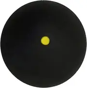 Squash, soft rubber bob, single yellow dot - portable squash equipment, stable bounce of all skill levels for easy control, without increasing travel burden with proper weight