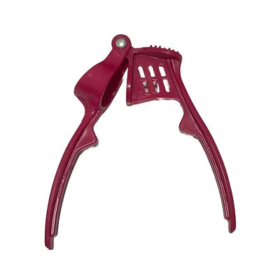 Garlic Press Crusher Mincer Plastic Lightweight Hand Held Kitchen Tool