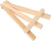 ERINGOGO 1pc Small Tabletop Wood Display Easel a Frame Artist Triangle Stand for Photos Paintings Sturdy Construction for Home Cafe Decor