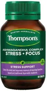 THOMPSON'S Ashwagandha Complex Stress + Focus 60t