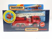 Matchbox K-132 1986 Superkings Magirus Deutz Fire Engine NIB