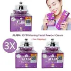 3X ALADA 3D Whitening Facial Powder Cream QR Code Booster Skin Anti Dark Spots