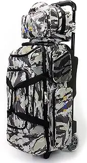 KAZE SPORTS 3 Ball Bowling Roller with Color Match Add On Spare Tote and Accessories Pack