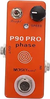 JOINPAYA 1pc Guitar Effects Phase Effector Mini Guitar Effects Pedal Phase Mini Electric Effector Metal Orange