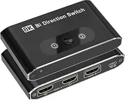 NMEPLAD HDMI 2.1 Switch 8K 60Hz HDMI Selector 4K 120Hz HDMI Switcher 2 in 1 Out 2 Port HDMI Selector for PS4/PS5, Roku ,Xbox, TV, Fire Stick, Sony TV
