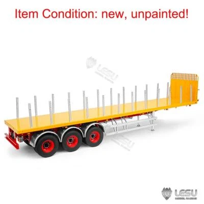 LESU 40FT Semi Metal Trailer W/Legs for 1/14 RC Tractor Truck Radio Controll Car