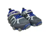 Stride Rite Leepz 3.0 Little Boys Light Up Sneaker Shoe Blue Grey Size 7M & 8M