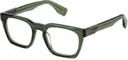 [Police] VPLN64E Prescription Eyewear Frames, Shiny TRANSP.Blue, 51/145/22 for Men, Shiny Transp.blue, 51/145/22