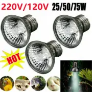 Heat Emitter Lamp Bulb UVA+UVB Light Heater For Reptile Tortoise 25/50/75W New