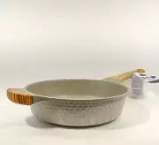 Deane & White D&W Nonstick Deep Frying Pan Skillet 11” WITHOUT LID Beige