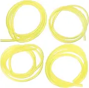 FUNOMOCYA 4pcs Gasoline Pipeline Hose Oil Hose Tubes Fuel Gas Line Hose Petrol Fuel Gas Line Small Engine Fuel Grass Mower Fuel Line Hose Tool Fuel Line Hose Tube