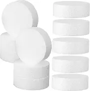 HAWILLOSCH Foam Blocks 18pcs Round Foam Circles for Crafts Cake Decorations and Modeling
