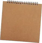 STOBOK Scrapbook Album Wedding Guest Book Diy Scrapbook Album Anniversary Photo Book Kraft Paper Khaki