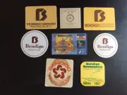 8 different Bendigo Building Society Issues collectable Coasters