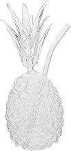 ASAKKURA Pineapple Cup Unique Embossed Design Drinking for Wine Juice Water and Milk High Durability Cocktail Cup for Home Bar and Entertaining Guests