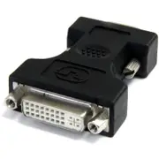 StarTech.com DVI to VGA Cable Adapter - Black - F/M - 1 x 15-pin HD-15 VGA Male - 1 x 29-pin DVI-I (Dual-Link)