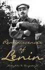 Reminiscences of Lenin Nadezhda Konstantinova Krupskaya Paperback