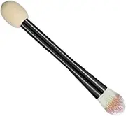 [TOVINANNA] Versatile Double-ended Makeup Brush In-one Powder Foundation Brush Women's Beauty Tool Stylish Comfortable to Hold