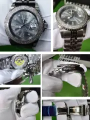 Invicta Pro Diver Men Diamond Automatic Watch 38860 Bracelet SS Gunmetal tone