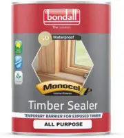 Bondall Monocel All Purpose Timber Sealer Can 1 Litre Acrylic Water Repellent