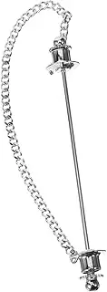 [MOBUTOFU] Multipurpose Collar Pin Chain Brooch Tie Clip for Men Decorative Necktie Pin