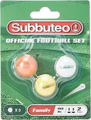 Paul Lamond Subbuteo Official Footballs, 3 Pack, Yellow, 22cm, Football, Table Football Ball