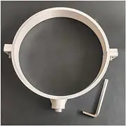 1 Pair 110mm 160mm Inner Diameter PVC Tube Mounting Ring for Astronomical Telescope(Inner Diameter 110mm)