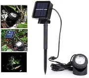 DINOWIN Solar Pond Lighting, Underwater Lights, IP68 Waterproof Spotlight for Garden, Swimming Pool, Pond, Yard, Landscape, Outdoor Decoration