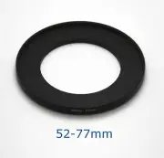 Lens filter adapter ring 52-77mm step-up DSLR Nikon Canon universal professional